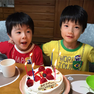 次女の子供(双子の孫)です。今、やんちゃな頃。