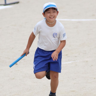 今年はやっと運動会を見に行けました