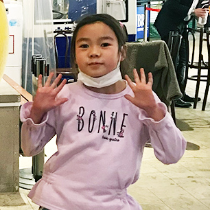 たこるくん可愛いー!!!写真一緒に撮れてよかった!と喜んでました!