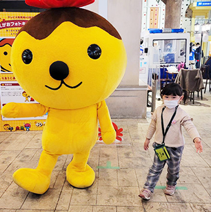 たこるくんに出会えて大興奮!!