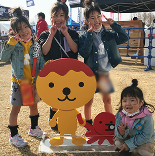 4姉妹仲良しです
