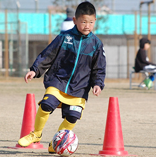 サッカーがんばれー。