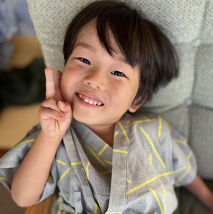 楽しかった家族旅行での1枚です