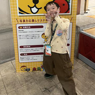 誕生月にキッザニアで!!大きいたこるくんもいてビックリしました。笑