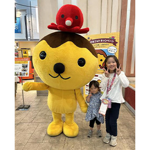 キッザニアでたこるくん発見!