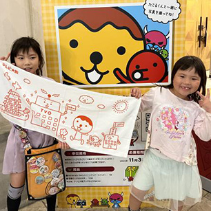 たこるくんグッズをもらって幸せいっぱいです。ありがとうございます。