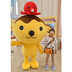 たこるくんがきていたので記念にパシャリ!!