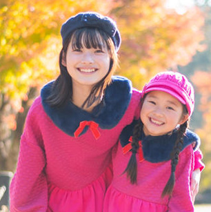 お揃いのお洋服でお出かけすると、可愛いね!と声をかけていただけます!