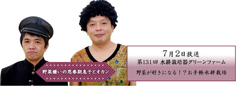 野菜が好きになる！？お手軽水耕栽培