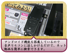 アンドロイド機能を搭載しているので音声リモコンに話しかけるだけで、ネット動画を簡単に検索できます。