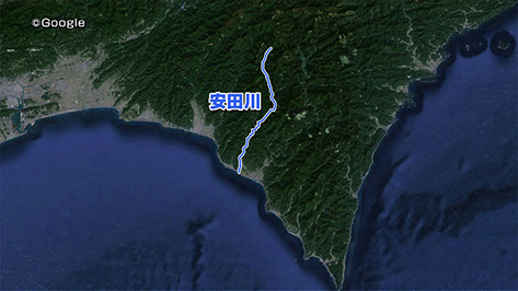 釣り場所の地図