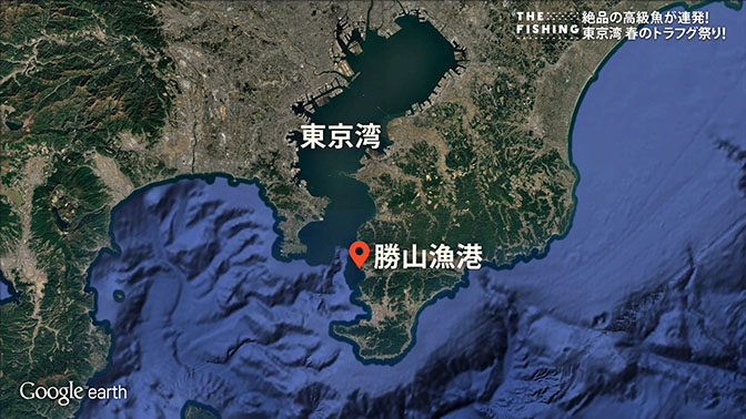 釣り場所の地図
