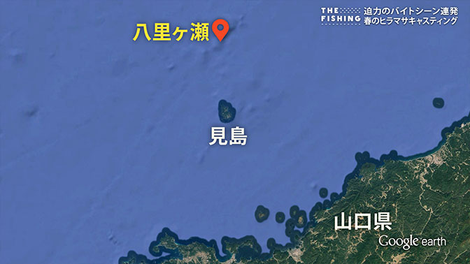 釣り場所の地図
