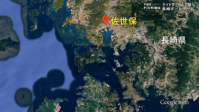 釣り場所の地図