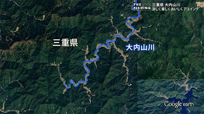 釣り場所の地図