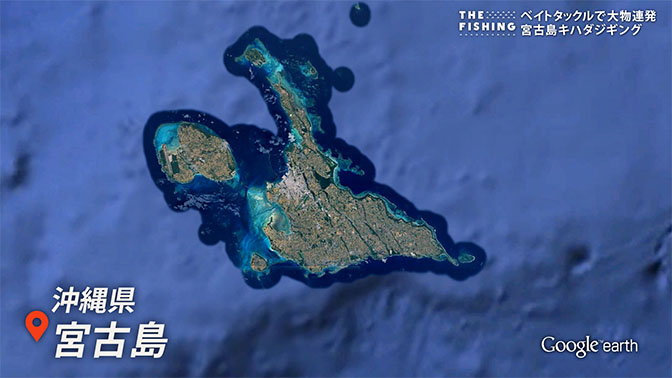 釣り場所の地図