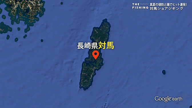 釣り場所の地図