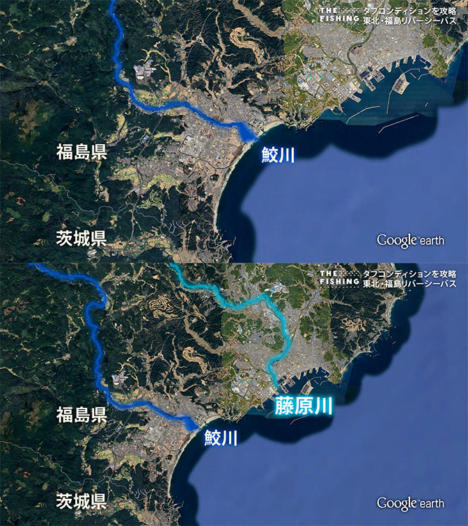 釣り場所の地図