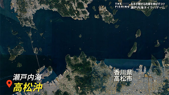 釣り場所の地図