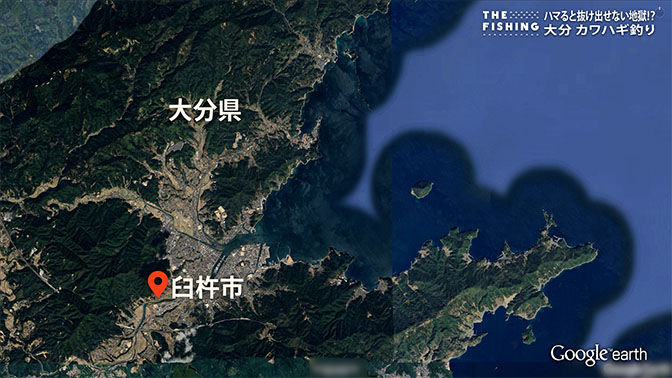 釣り場所の地図