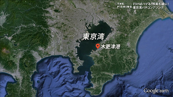 釣り場所の地図