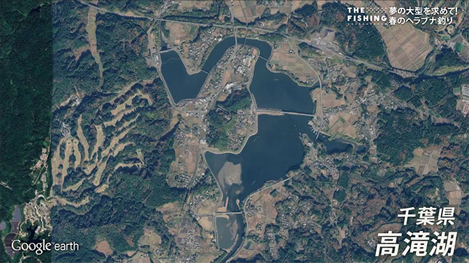 釣り場所の地図