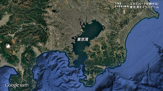 釣り場所の地図