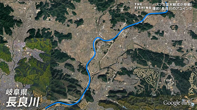 釣り場所の地図