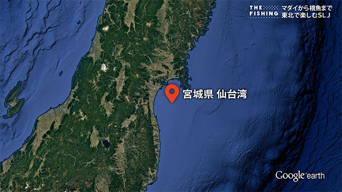 釣り場所の地図