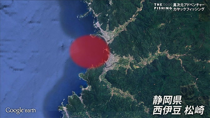 釣り場所の地図