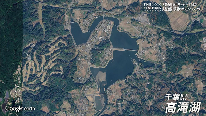 釣り場所の地図
