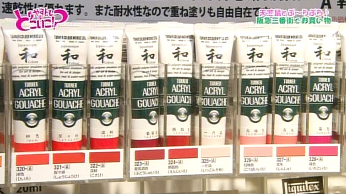 ターナー色彩 アクリルガッシュ ジャパネスクカラー やすとものどこいこ 番組で紹介した主なアイテム Tvo テレビ大阪